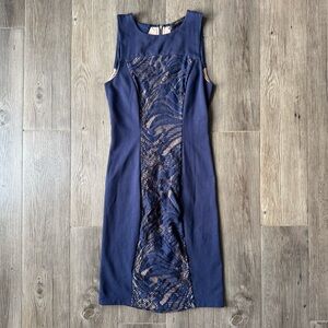 BCBGMAXAZRIA Leona Dress in Navy